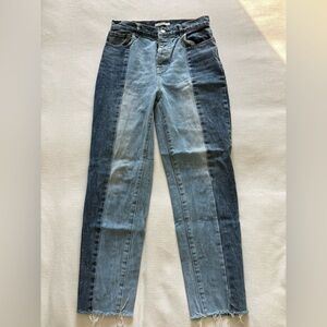 Pacsun Two Toned Straight Jean